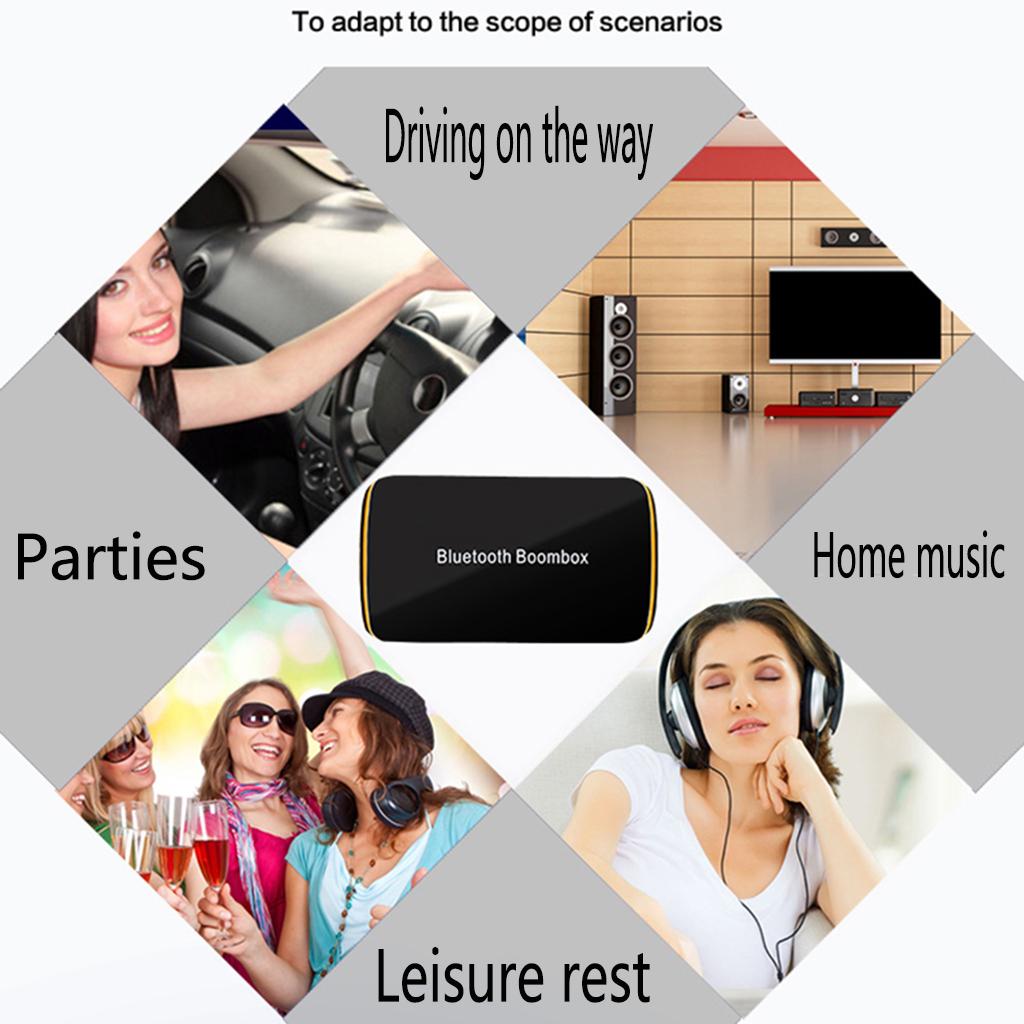 Wireless Bluetooth 4.1 Boombox AUX Audio Stereo Music Receiver Adapter Multi-functional 3.5mm Stereo Interface