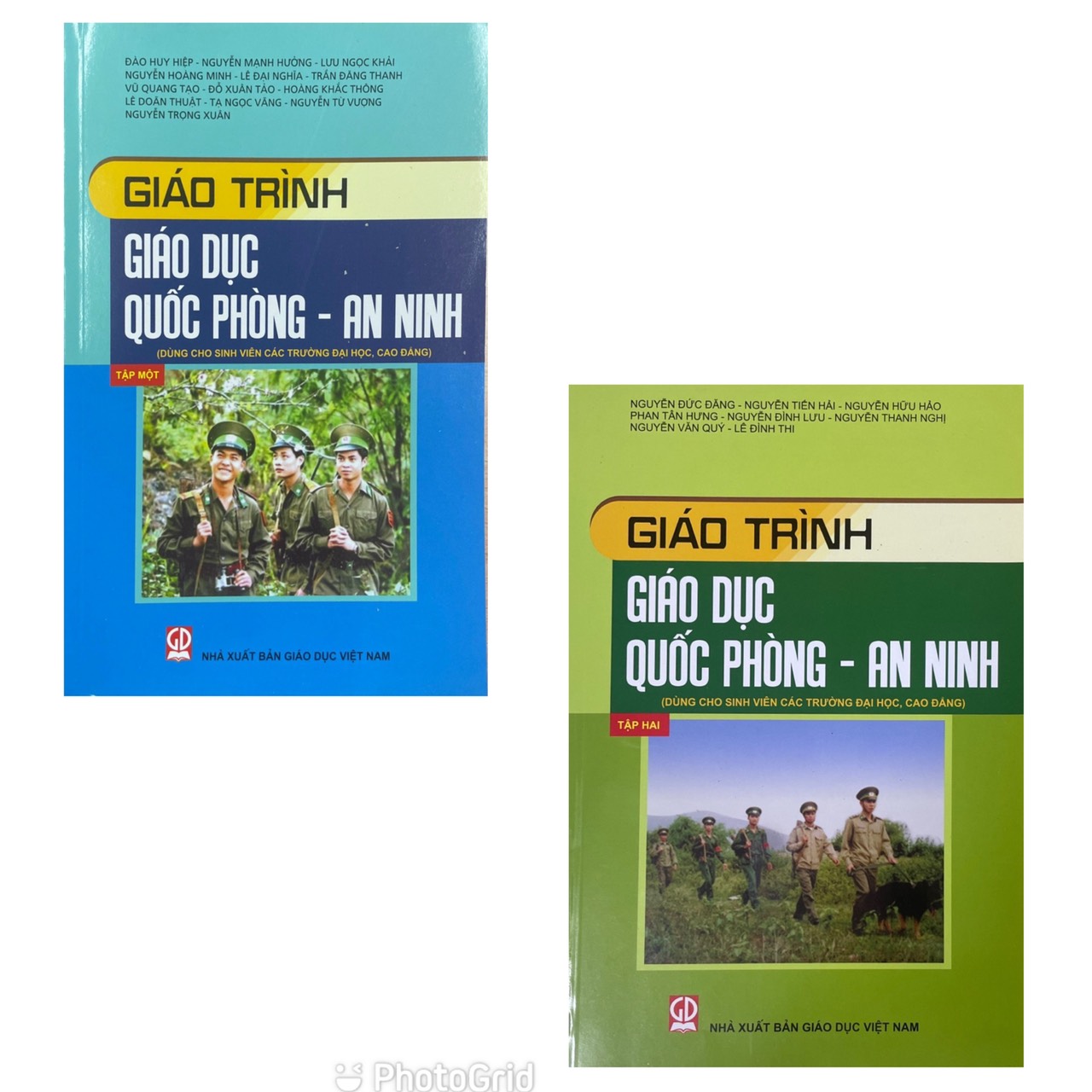 Combo 2 cuốn Giáo trình Giáo dục quốc phòng - an ninh tập 1( Dùng cho sinh viên các trường Đại học, Cao đẳng)