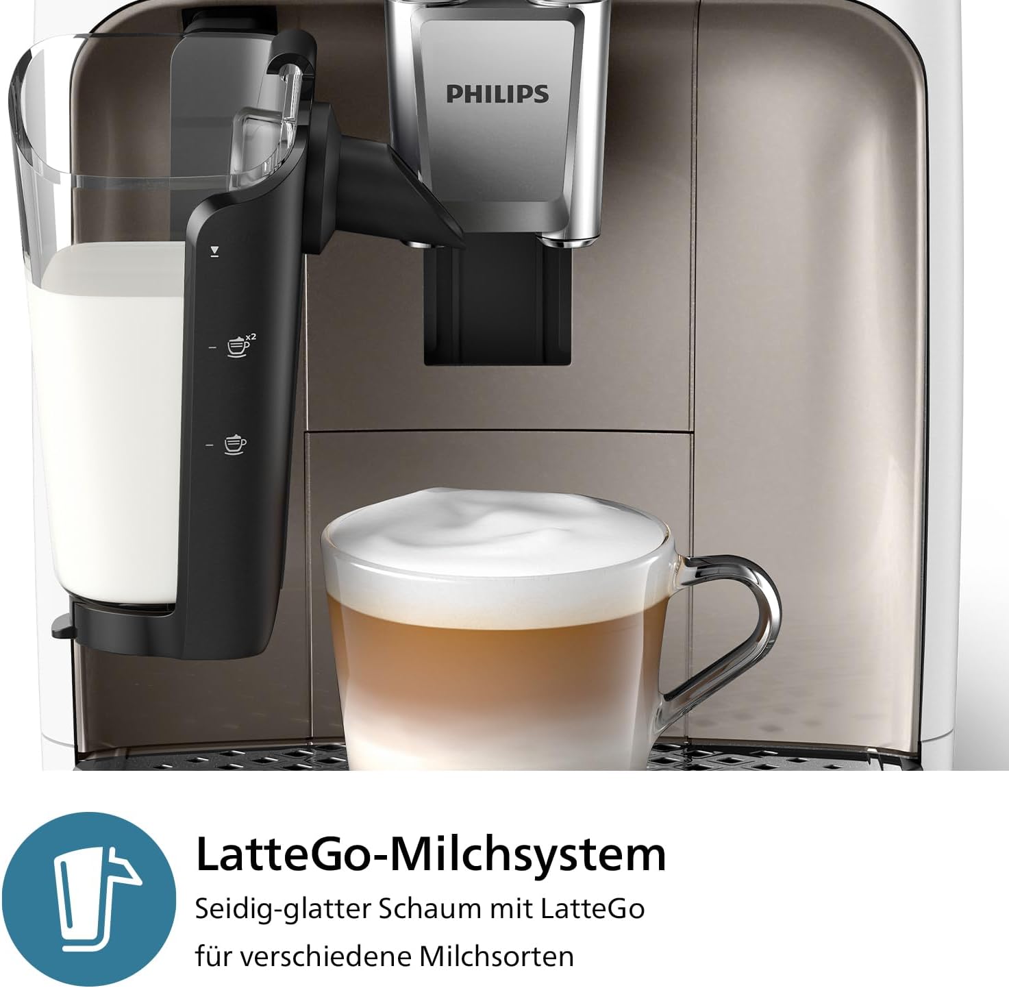 Máy Pha Cafe Philips Series 2300 LatteGo EP2333/40 Hàng chính hãng