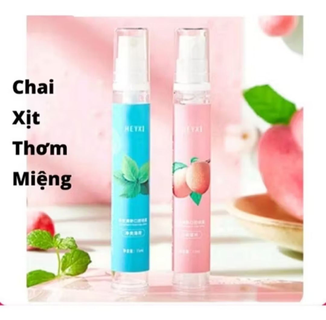 1 CHAI XỊT KHỬ MÙI DIỆT KHUẨN LÀM THƠM MIỆNG BẠC HÀ HÀNG CHUẨN