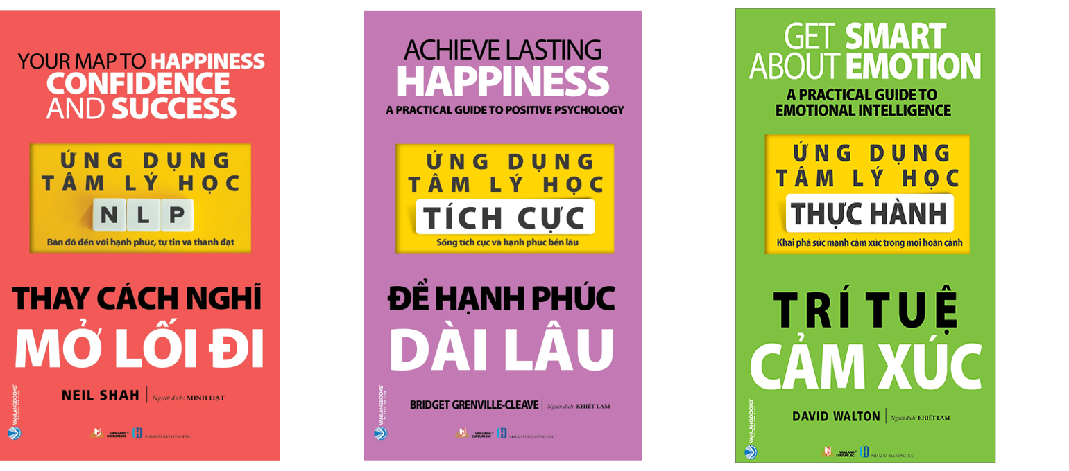 Bộ 3 Cuốn Ứng Dụng Tâm Lý Học - Để Hạnh Phúc Dài Lâu/Thay Cách Nghĩ Mở Lối Đi/Trí Tuệ Cảm Xúc