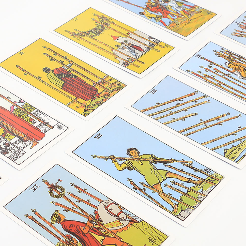 [Size Đại] Bộ Bài Giant Rider Waite Tarot khổng lồ 78 lá 17x9.8 cm đá thanh tẩy