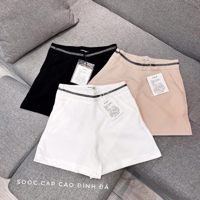 Quần nữQuần short viền kim sa 3 màu có ảnh thật