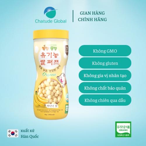 Bánh bi tan ăn dặm Happy Food vị chuối cho bé 7m+