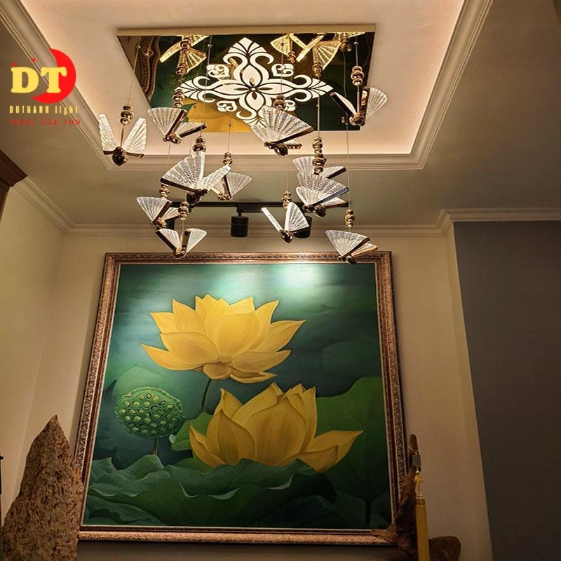 Đèn thả bàn ăn phale cao cấp, thả cầu thang HTLQ