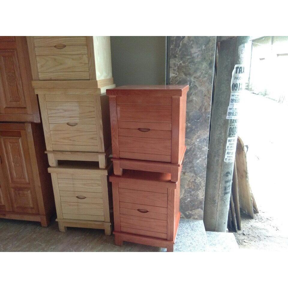 Tủ đầu giường gỗ sồi