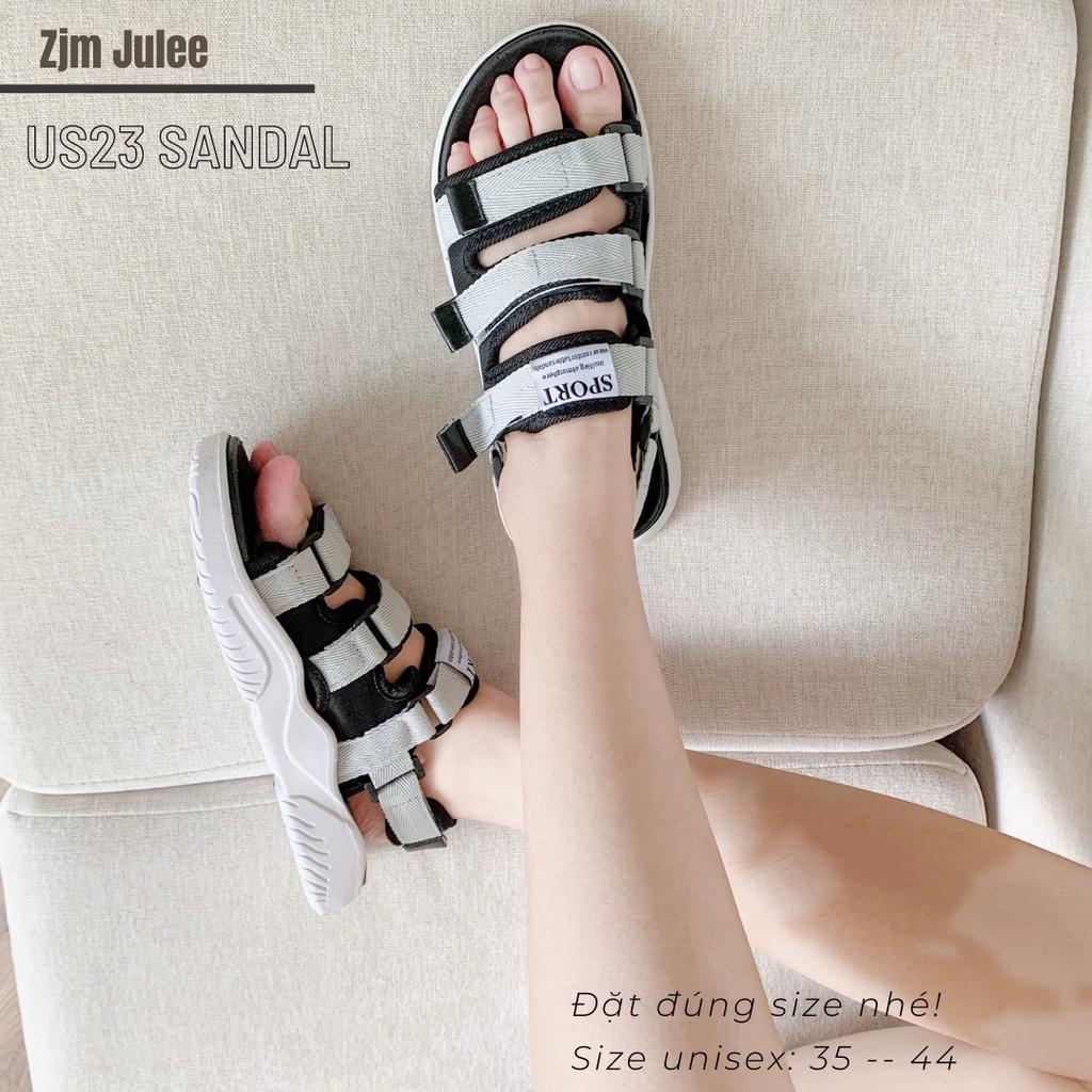 Sandal nam nữ US23 (3 quai) quai sau tháo rời - mẫu mới - chất lượng