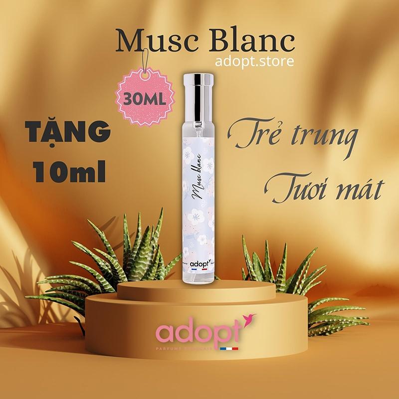 Nước Hoa Unisex ADOPT' MUSC BLANC Ngọt Ngào, Tươi Mát, Thơm Lâu