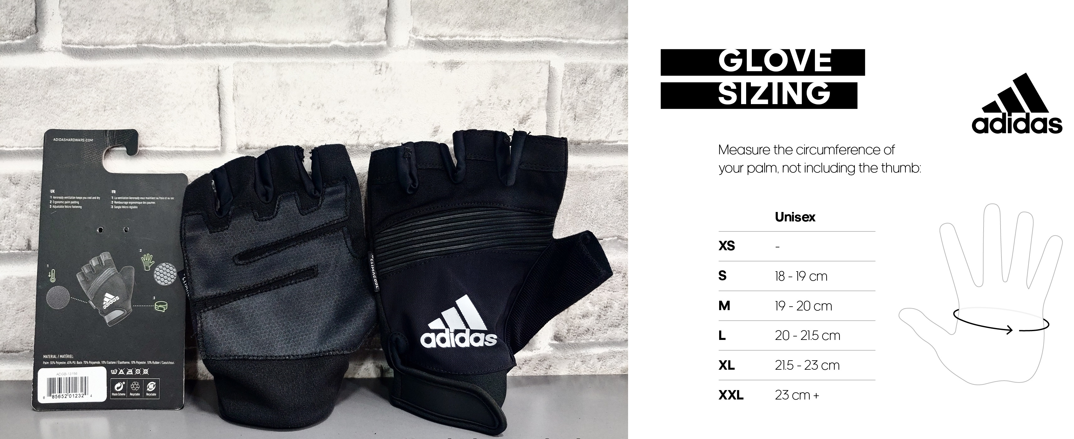 GĂNG TAY THỂ THAO ADIDAS ADGB-1315C (MẪU CŨ)