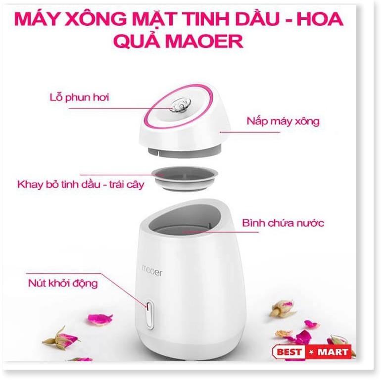 Máy xông mặt mini Maoer - Xông hơi thảo dược, hoa quả tươi