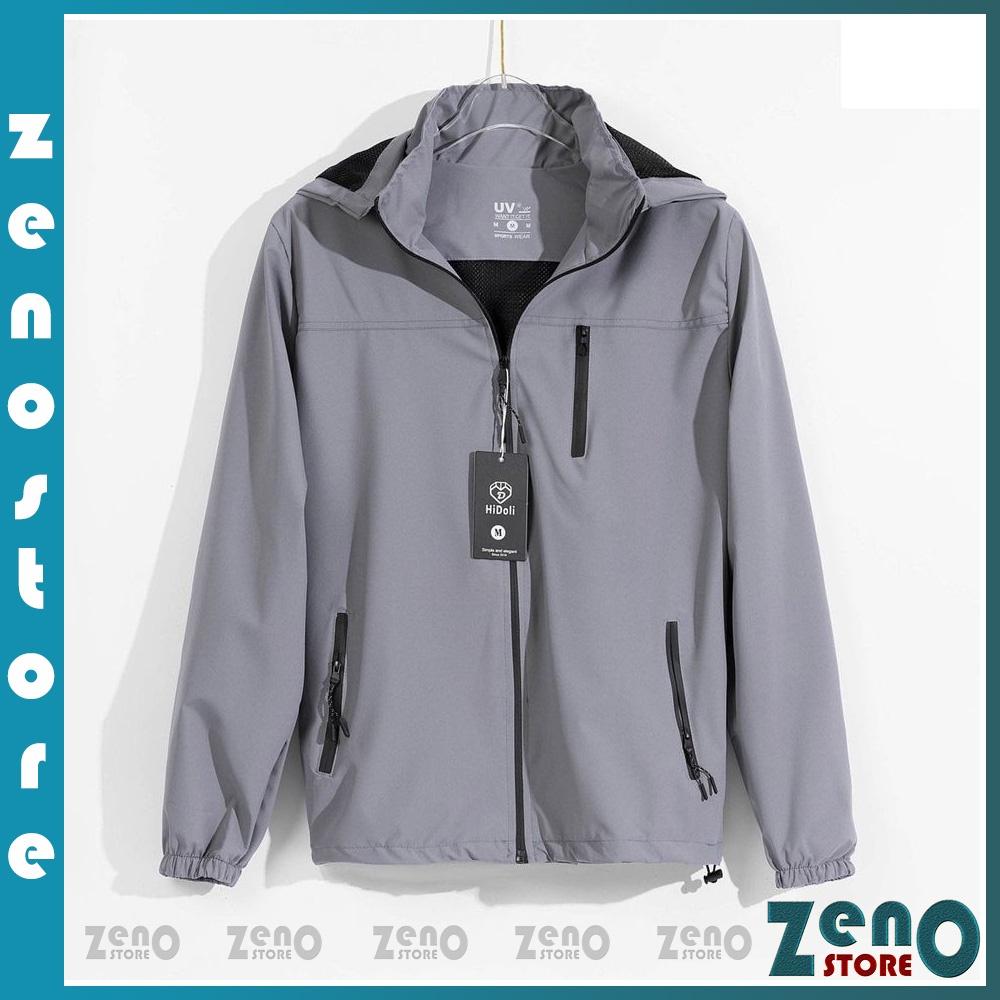 Áo Khoác Gió Nam Nữ ZnAK134 áo khoác ngoài Unisex 2 Lớp Có Túi Đựng Chống Nước Thời Trang