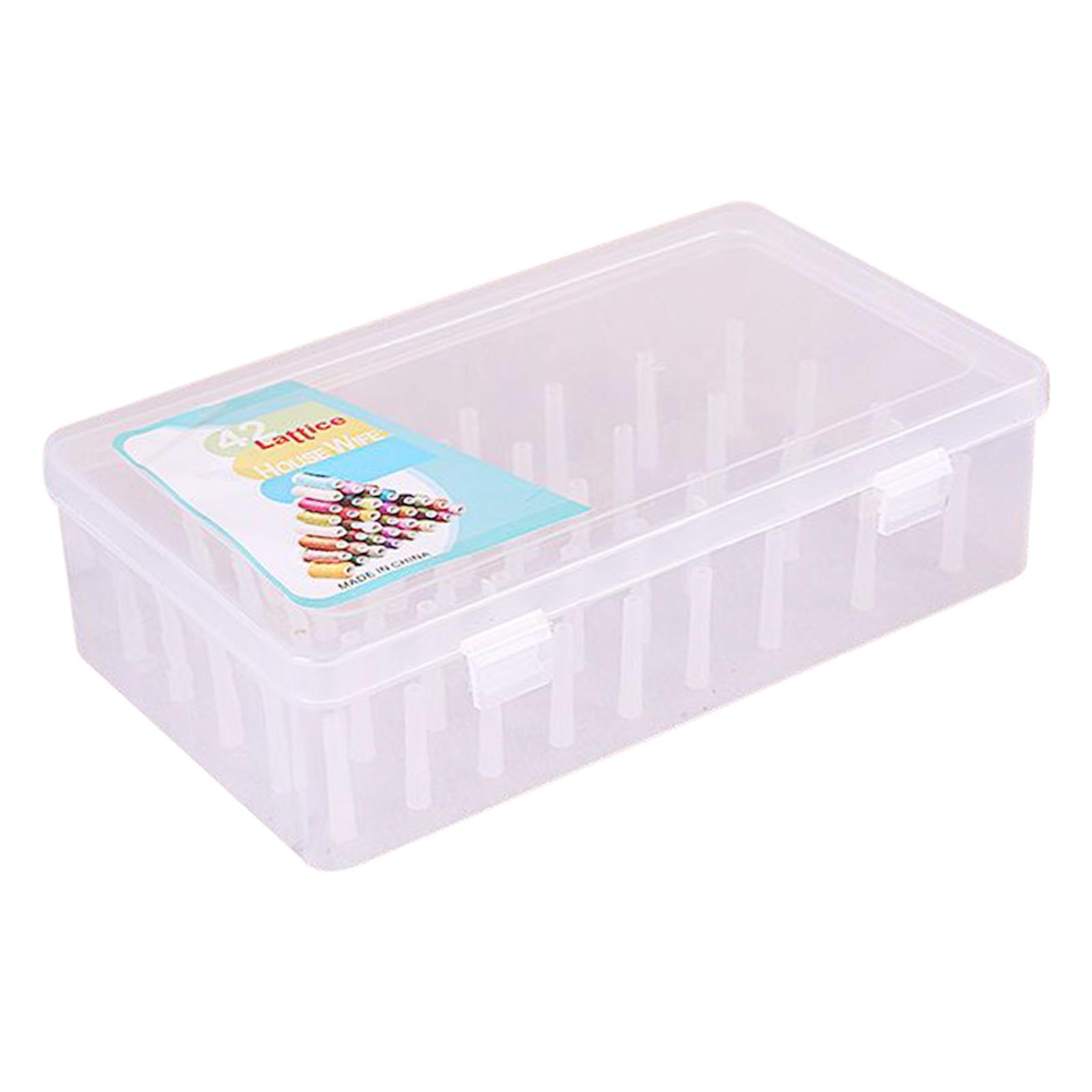 2pcs Embroidery Floss Thread Storage Organizer Box Sewing Thread Bobbins Holder