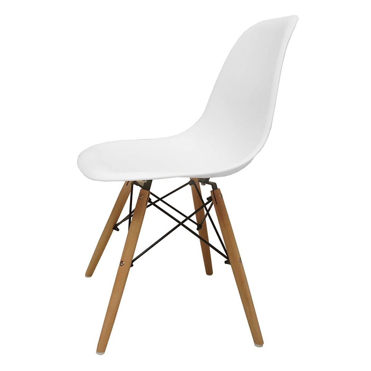 Bộ Bàn Tròn AN_Prada Trắng 2 Ghế Eames