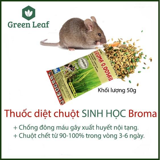 Thuốc diệt chuột SINH HỌC thế hệ mới Broma 0.005ab gói 50g