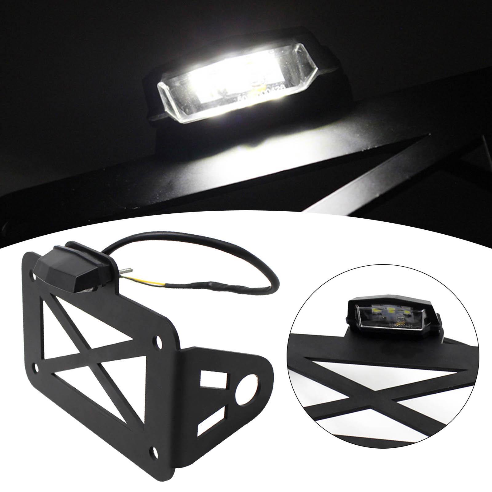 License Plate Frame Kit Side Mount for Harley License Plate Holder Fits for Moto Supplies