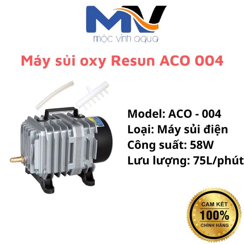 Máy sục sủi thổi khí oxy hồ cá Resun ACO-001/ ACO-003/ ACO-004/ ACO-006/ ACO-008