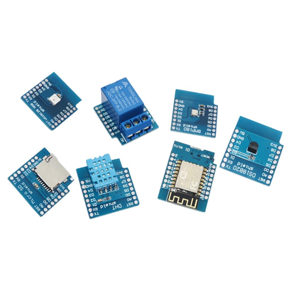 7pc D1 Mini Kit NodeMcu 4M Bytes Lua WiFi Development Board Base On ESP-12F