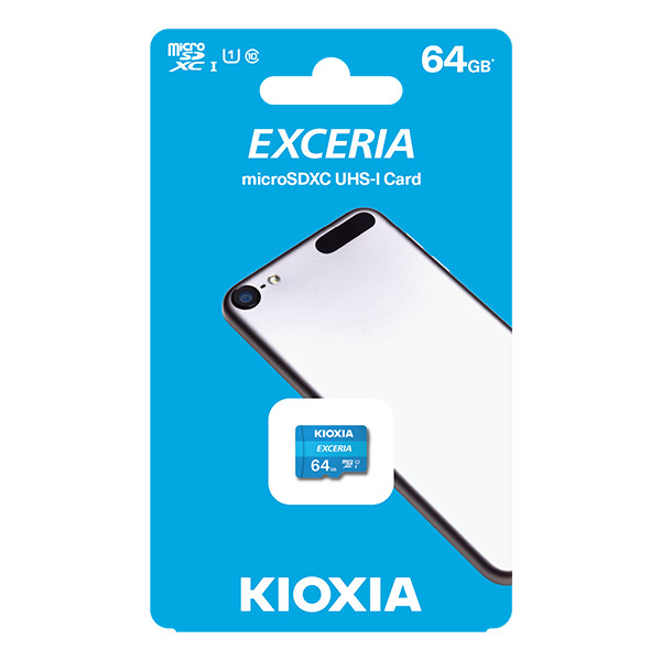 Thẻ nhớ 64GB Micro SDHC Exceria UHS-1 C10 100MB/s Kioxia (Không có Adapter) - Hàng Chính Hãng