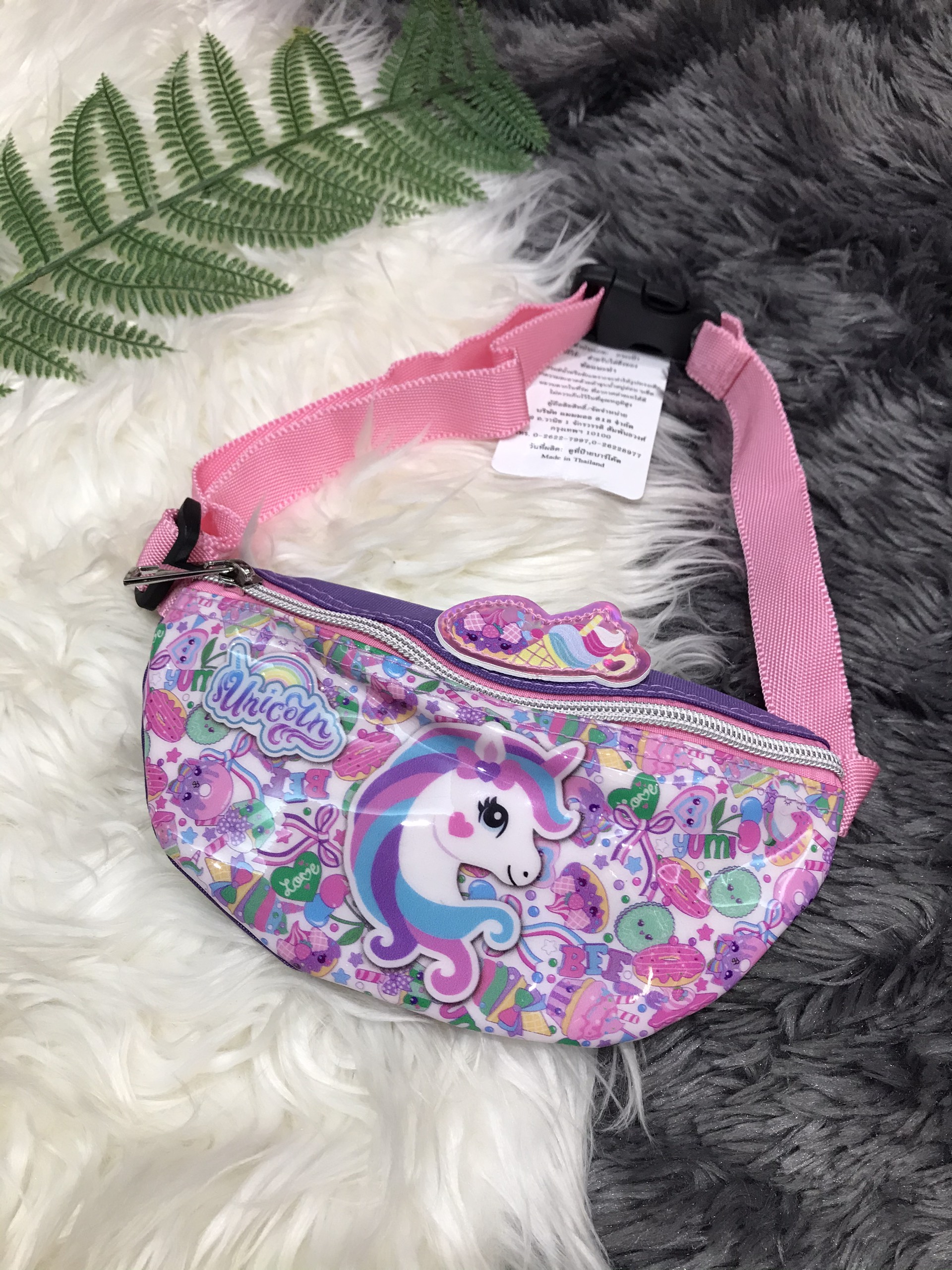 Túi bao tử 1 ngăn hình Unicorn siêu cute cho các bé - - B121562