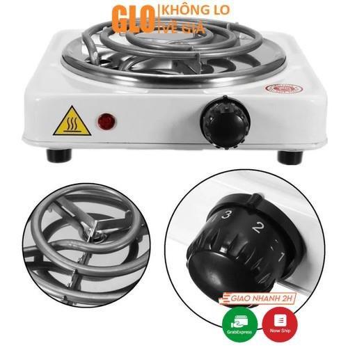 Bếp điện mini đa năng 1000W dùng hơ lá trầu cho bé, đun nước, pha trà, cafe, hâm sữa, đồ ăn nhanh, nấu lẩu