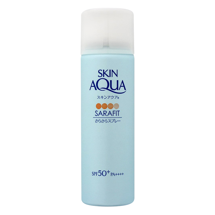 Xịt Chống Nắng Không Mùi Skin Aqua Sara-Fit UV Spray Fragrance Free SPF50+ PA++++ (50g)