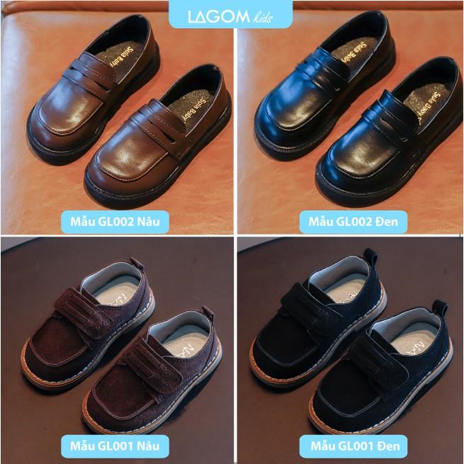 Giày Mọi Bé Trai 1-3-5 Tuổi | Giày Lười Cho Bé Trai Sành Điệu - Da Lộn Cao Cấp - Mẫu 2020 - GL001