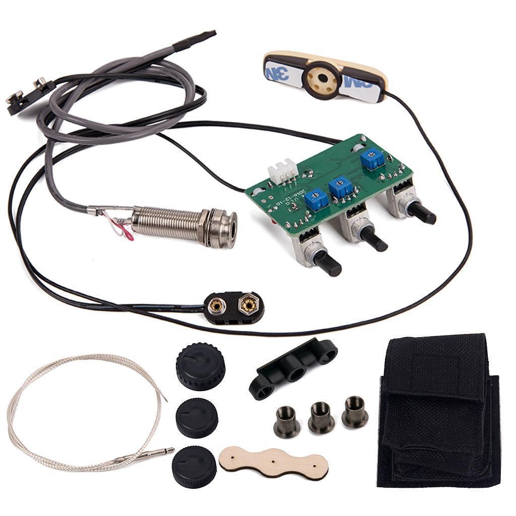 Acoustic Guitar Pickups Active Piezo Pickup EQ Electronic Preamp System