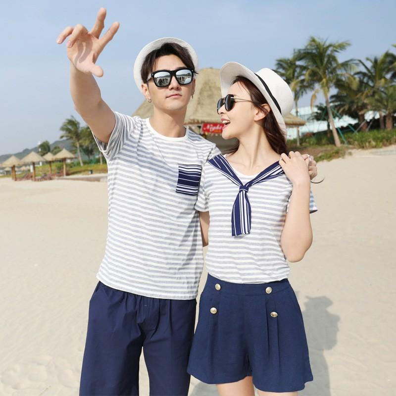Set đồ đôi nam nữ FREESHIP áo đôi áo cặp COUPLE AV71