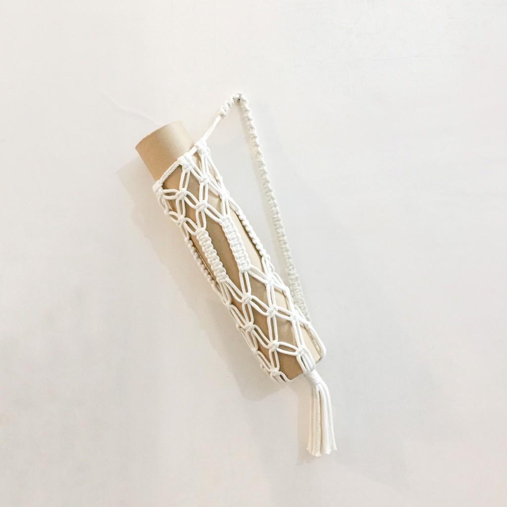 Túi đựng thảm yoga Macrame handmade - ẢNH THẬT