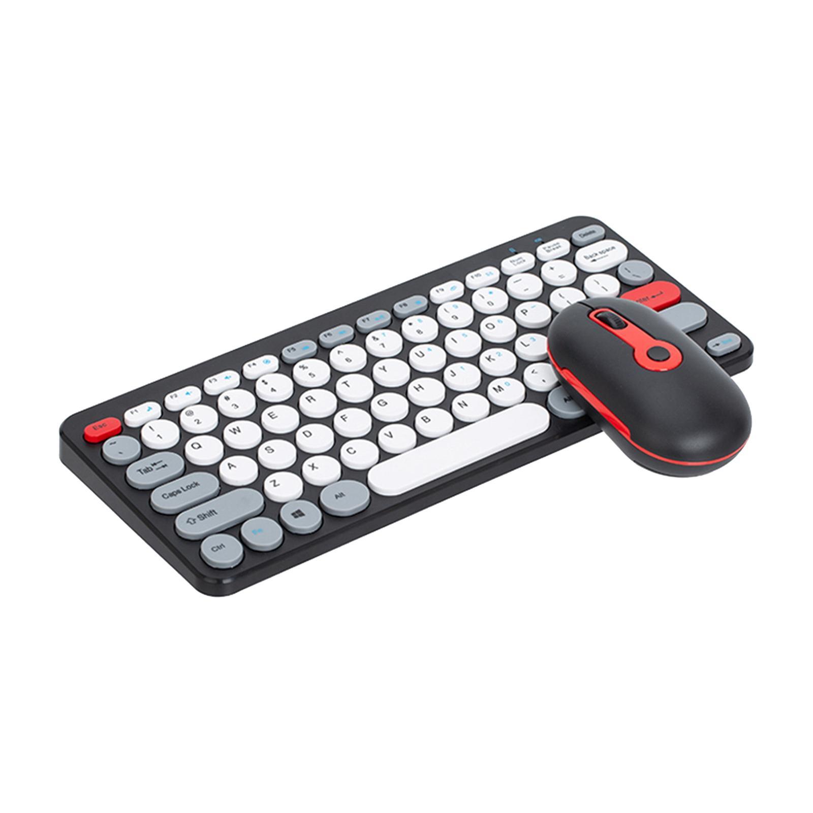 Wireless Computer Keyboard Mouse and Quiet Click for Android Tv Laptop