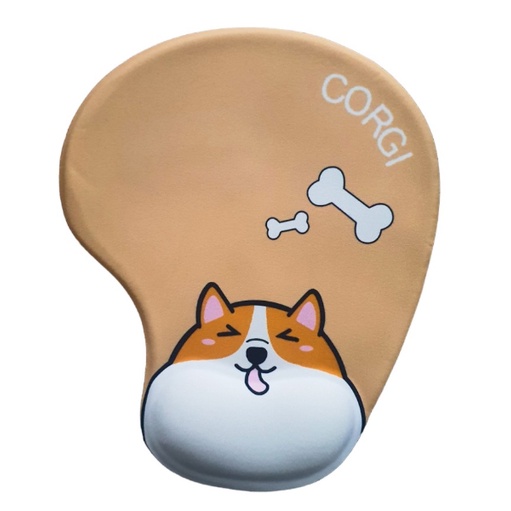 Lót Chuột Có Đệm Tay Chống Mỏi Chất Liệu Silicon Siêu Êm - Hàng Nhập Khẩu - Corgi Đệm Tay
