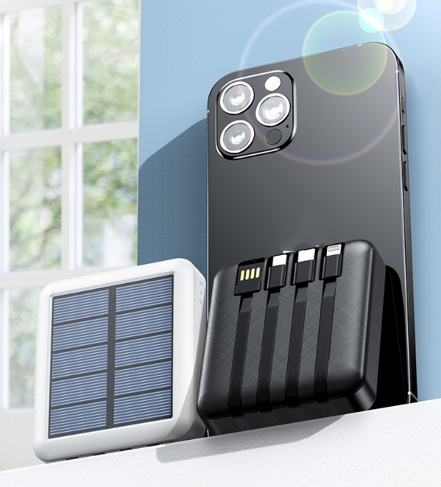 Pin Dự Phòng Năng Lượng Mặt Trời Siêu Mỏng Solar PowerBank