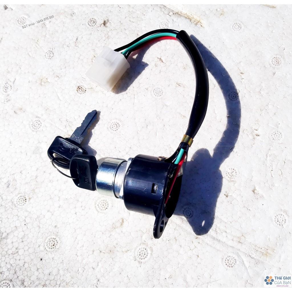 khóa điện cho xe cub 79 80 cánh én ( lắp bên hông và cốp 78 )