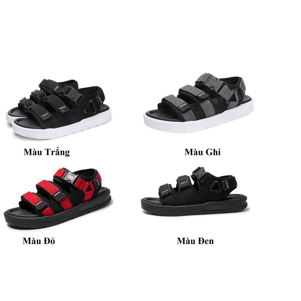 HOT HOT  Dép Sandal Nam 3 Quai Dán Unisex Cao Cấp