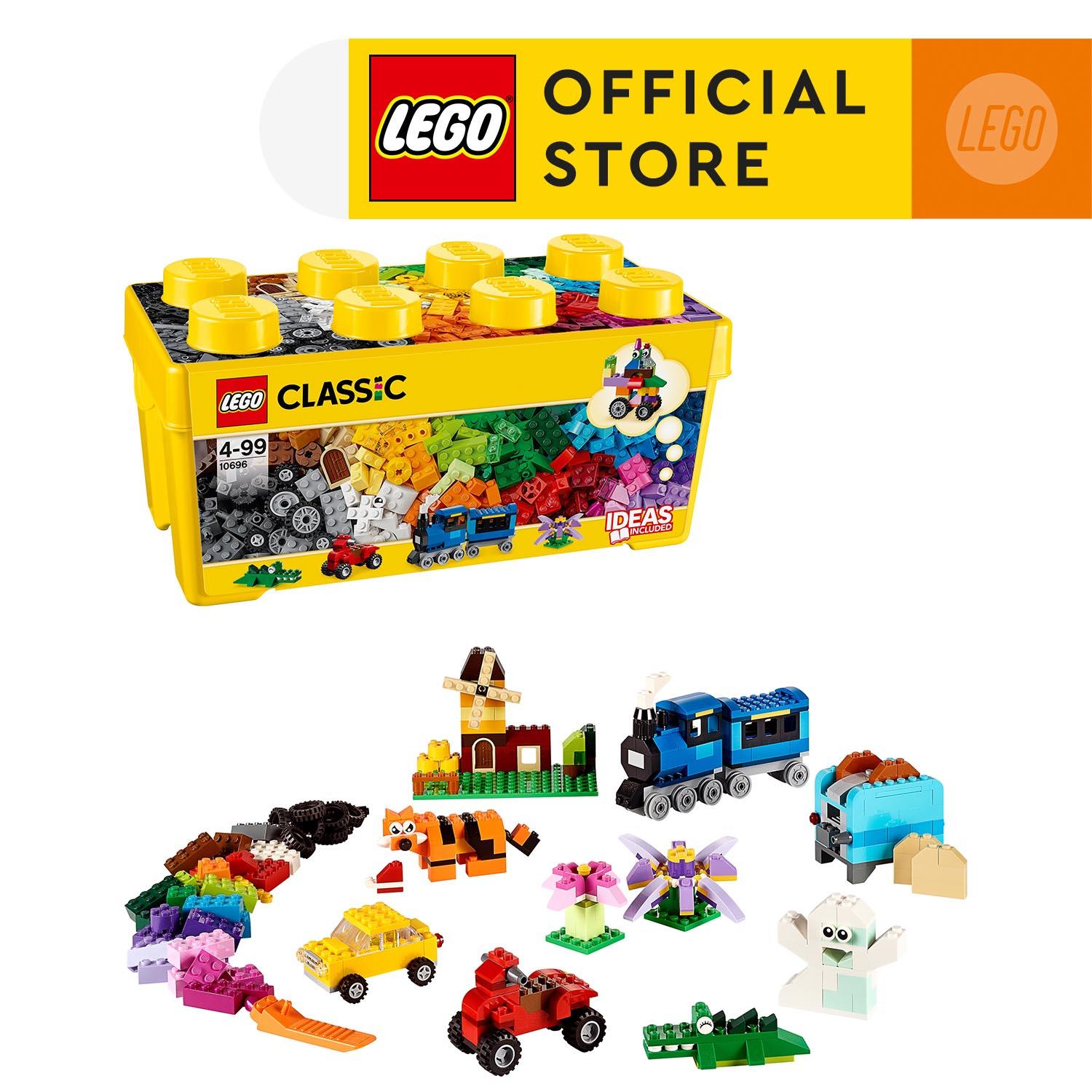 Đồ Chơi Lắp Ráp LEGO Thùng Gạch Trung Classic Sáng Tạo 10696 Cho Bé Trên 1 Tuổi (484 chi tiết)