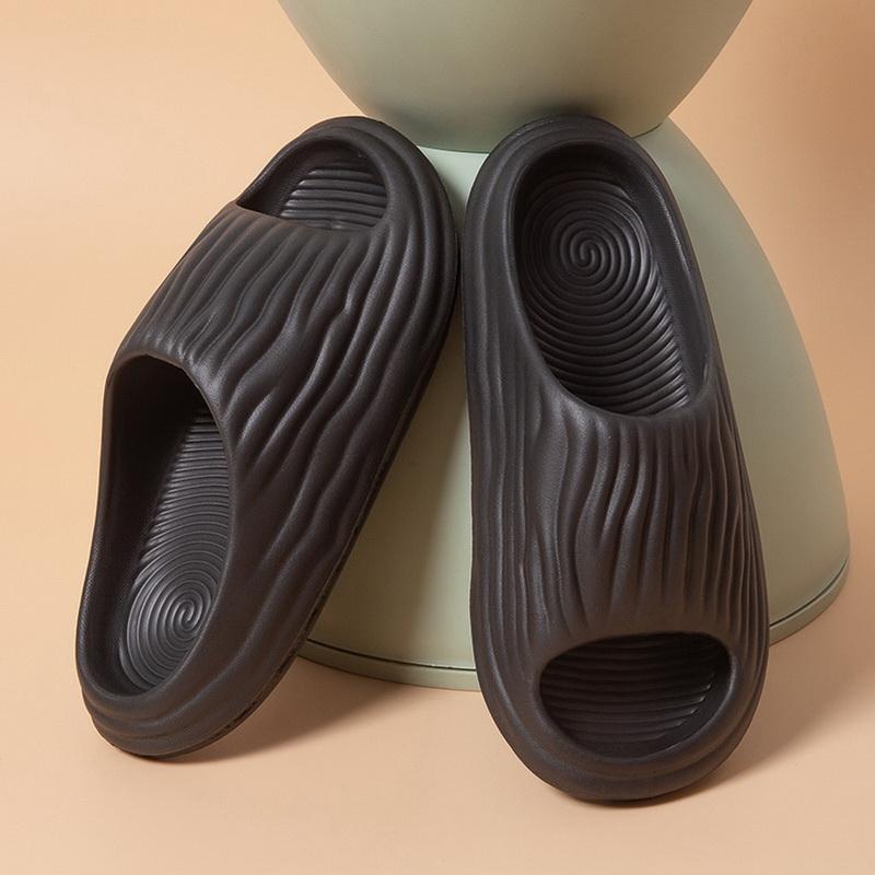 2023 MỚI MEN MEN SLIPPERS Sandal mềm thoải mái giày bình thường Giày nhẹ Eva Flat Flat không trượt Sandal Color: B-Green Shoe Size: 36-37