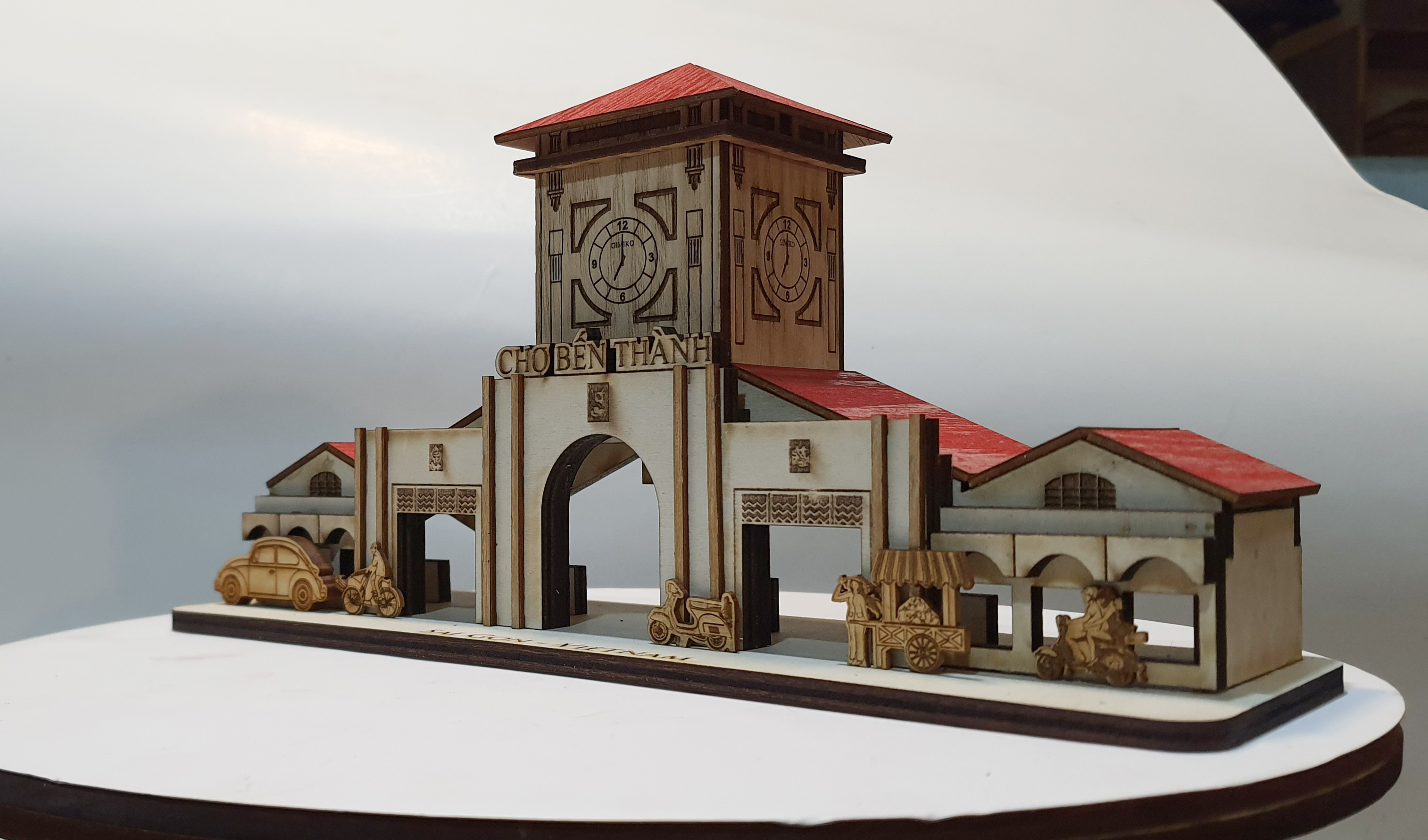MÔ HÌNH 3D CHỢ BẾN THÀNH