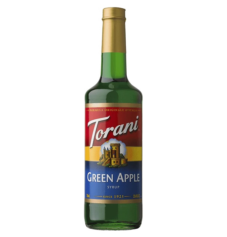 Siro Pha Chế Vị Táo Xanh Torani Classic Green Apple Syrup 750ml Mỹ