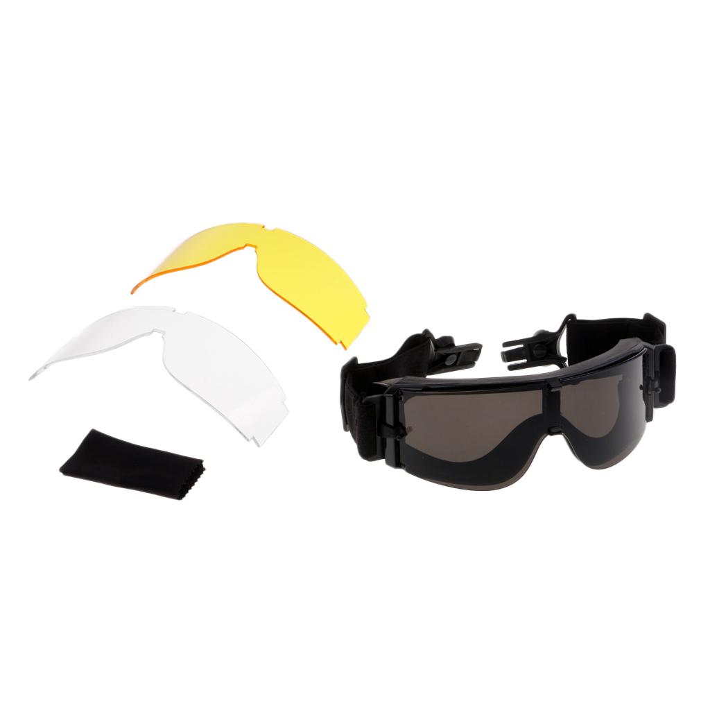 Tactical X800 Goggles Glasses Eyes Protecting for FAST MICH Helmet