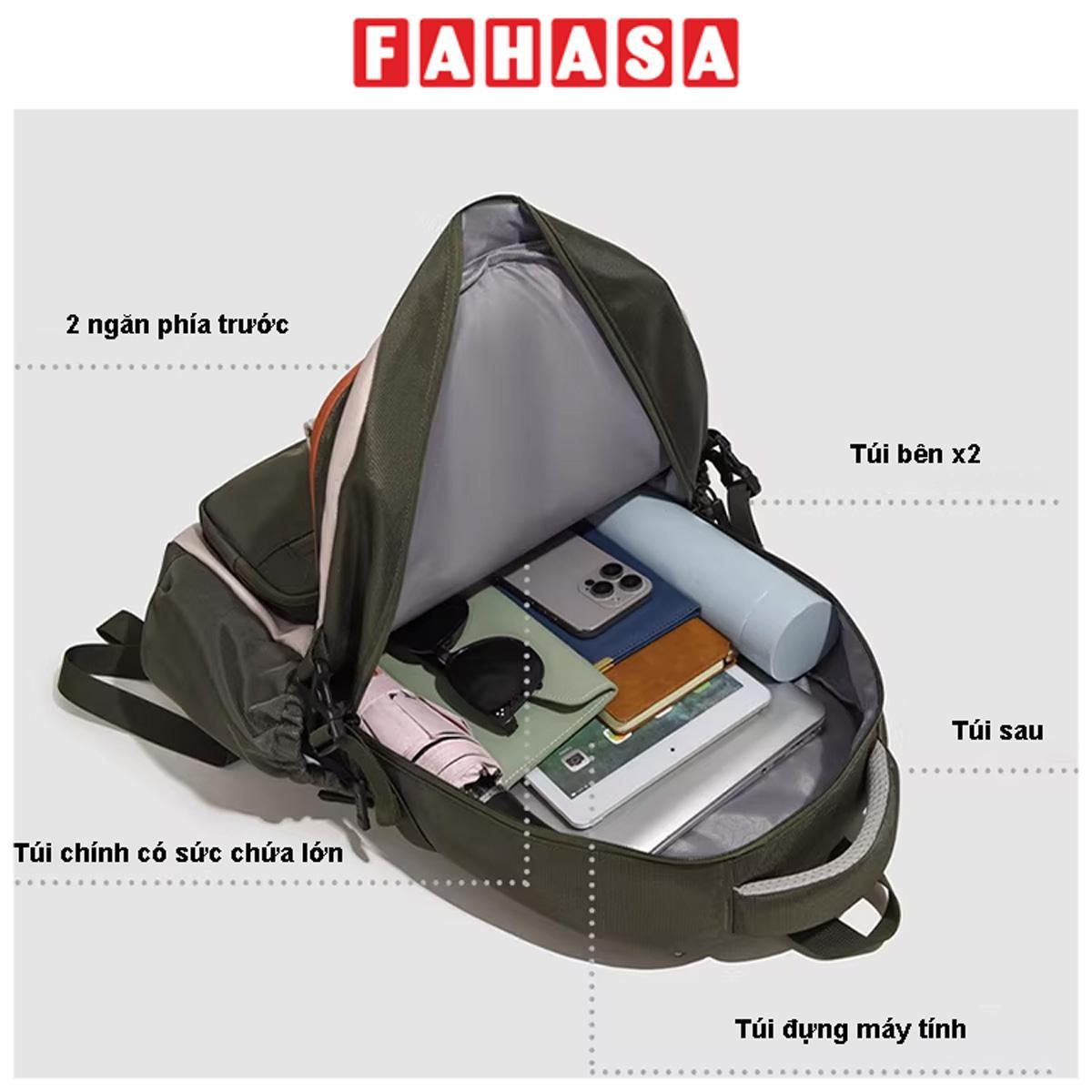 Ba Lô Thời Trang - Omaska 9627# - Màu Xám