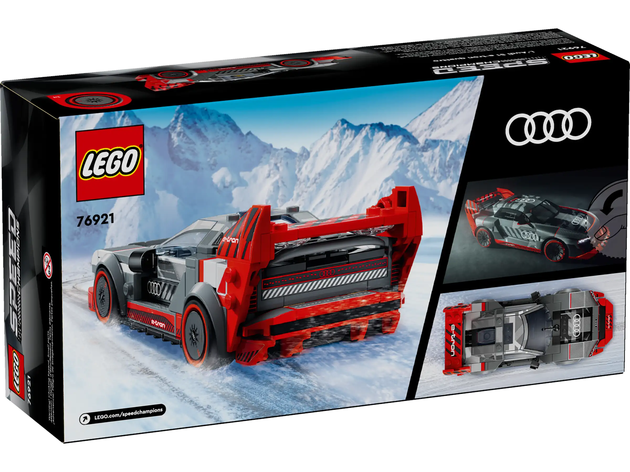 Đồ Chơi Lắp Ráp Siêu Xe Thể Thao Audi S1 E-Tron Quattro - Audi S1 E-Tron Quattrro Race Car - Lego Speed Champions 76921 (274 Mảnh Ghép)