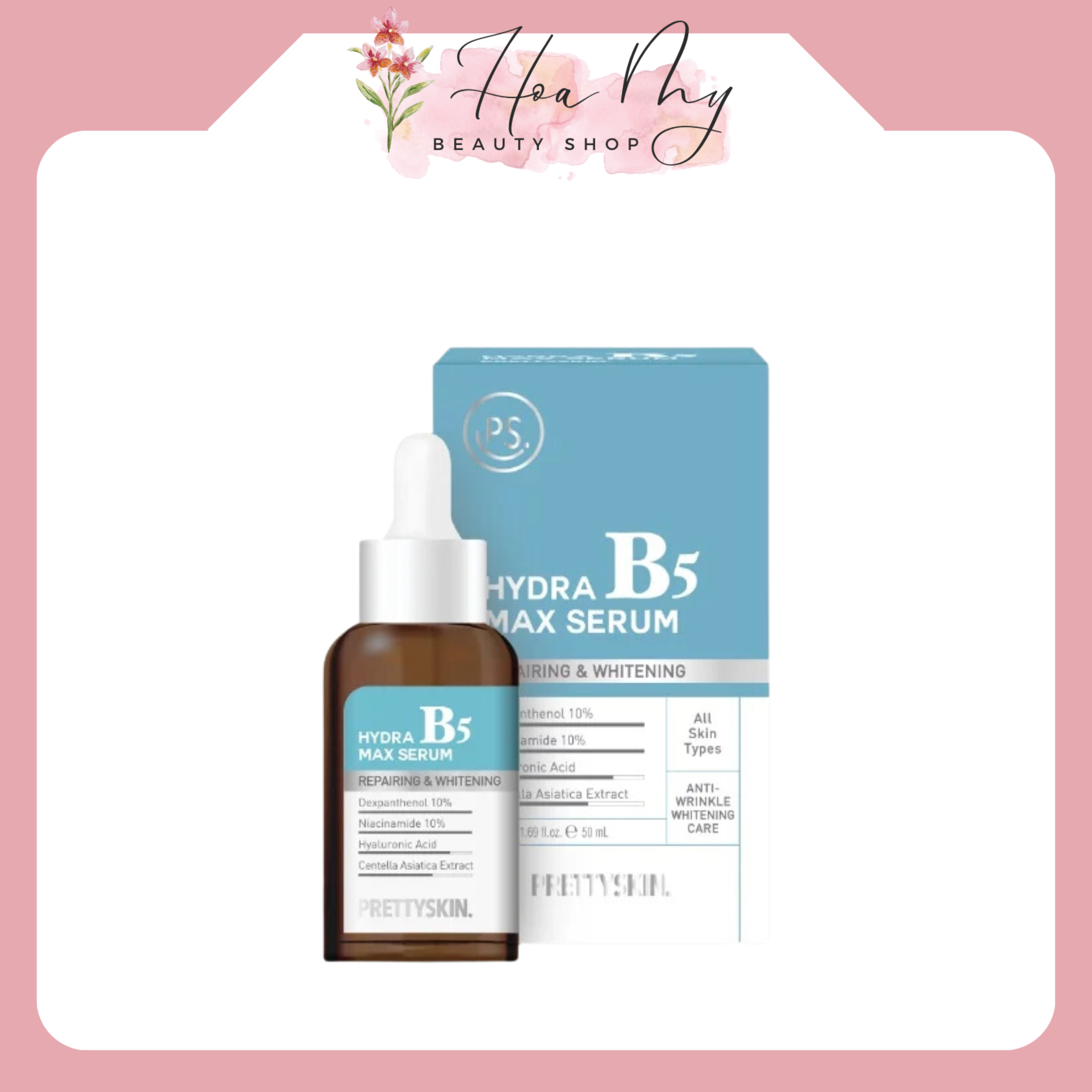 Serum phục hồi dưỡng trắng B5 Pretty Skin Hydrat B5 50ML