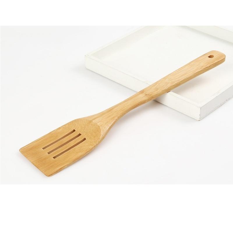 6 Cái/lốc Phụ Kiện Nhà Bếp Di Động Cookwear Tre Gỗ Dụng Cụ Nấu Ăn Nhà Bếp Muỗng Thìa Đũa Trộn Gỗ Dụng Cụ #15