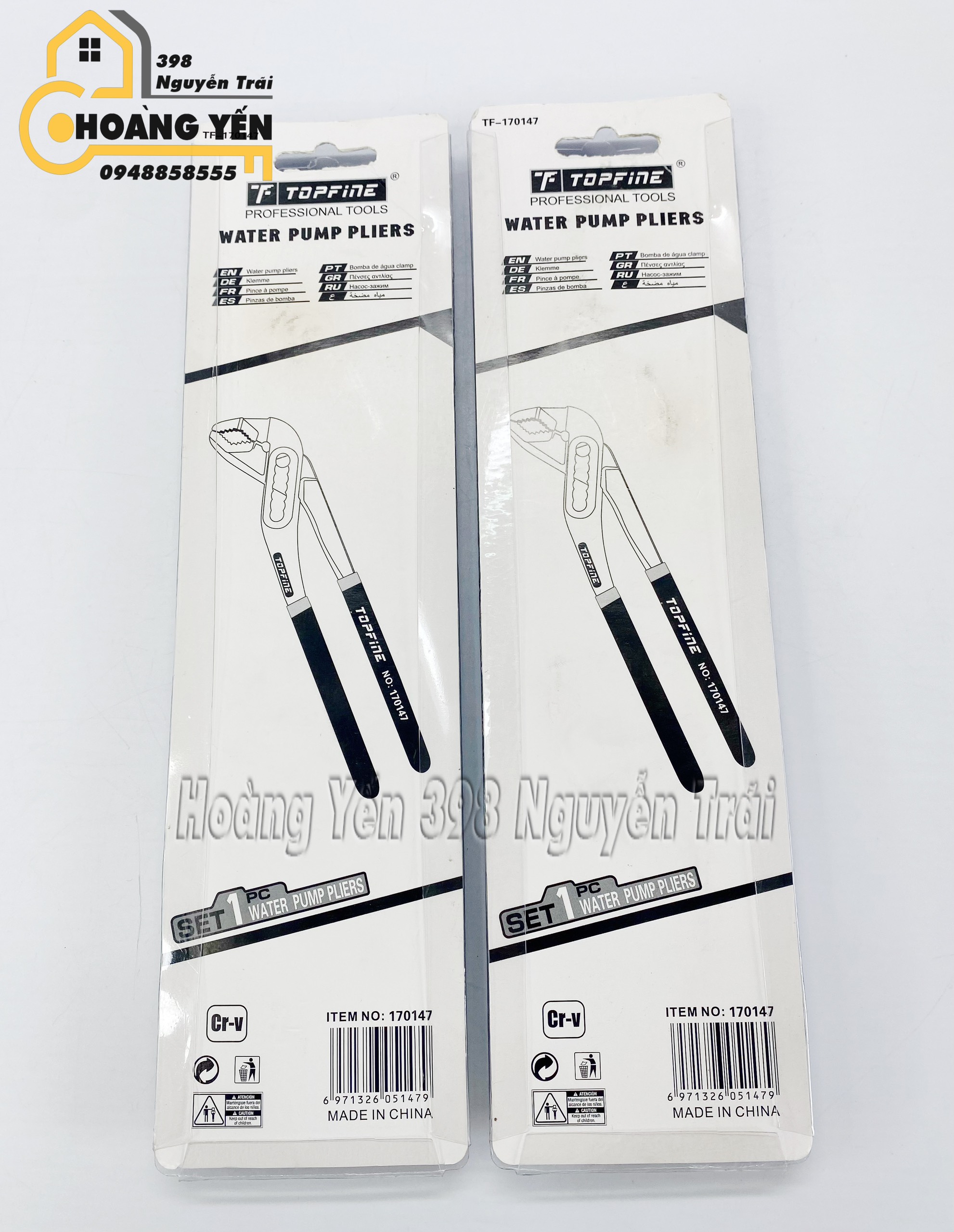 Kìm mỏ quạ đa năng 7 lỗ TOPFINE 10 inch kìm kẹp ống nước Kềm mỏ quạ kẹp giữ, kềm vặn mở ống nước cho thợ điện nước Kìm mỏ quả loại tốt Kìm mỏ quạ bền bỉ