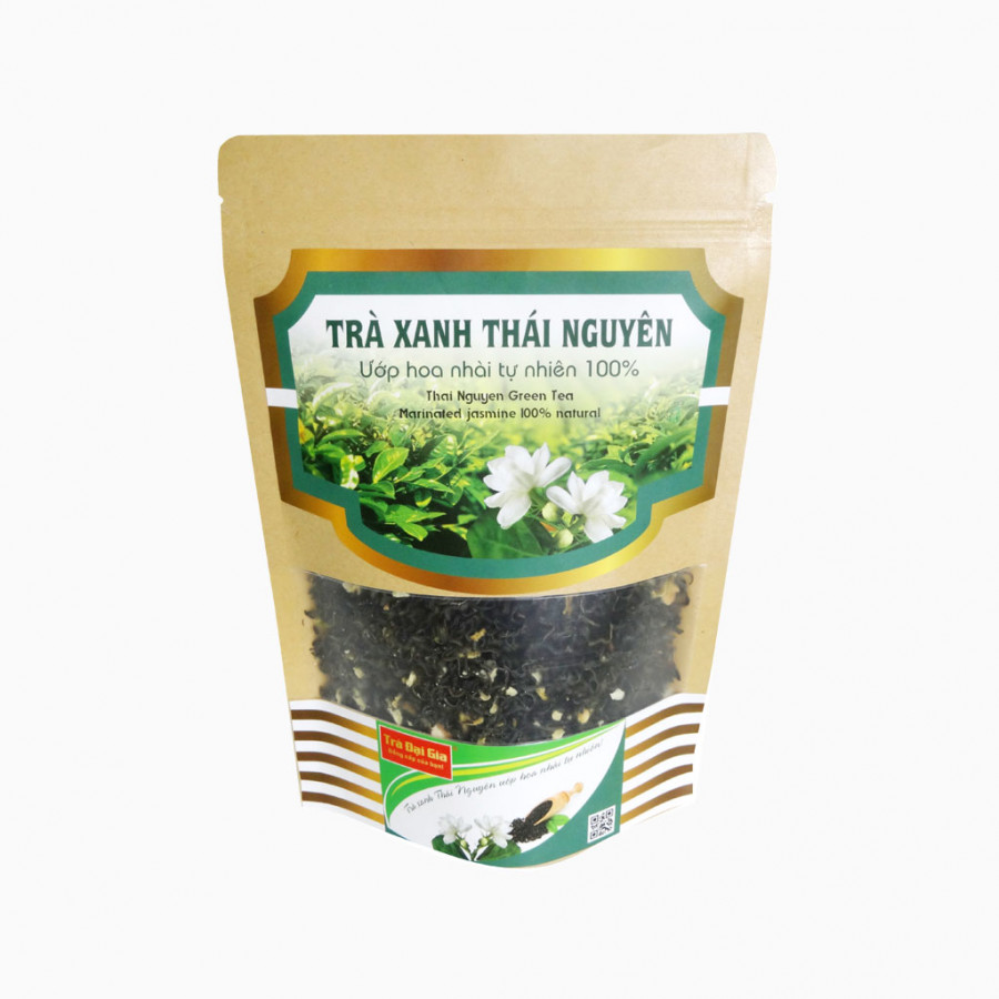 Trà Xanh Thái Nguyên Ướp Hoa Nhài Tự Nhiên (Trà Lài) (100g)