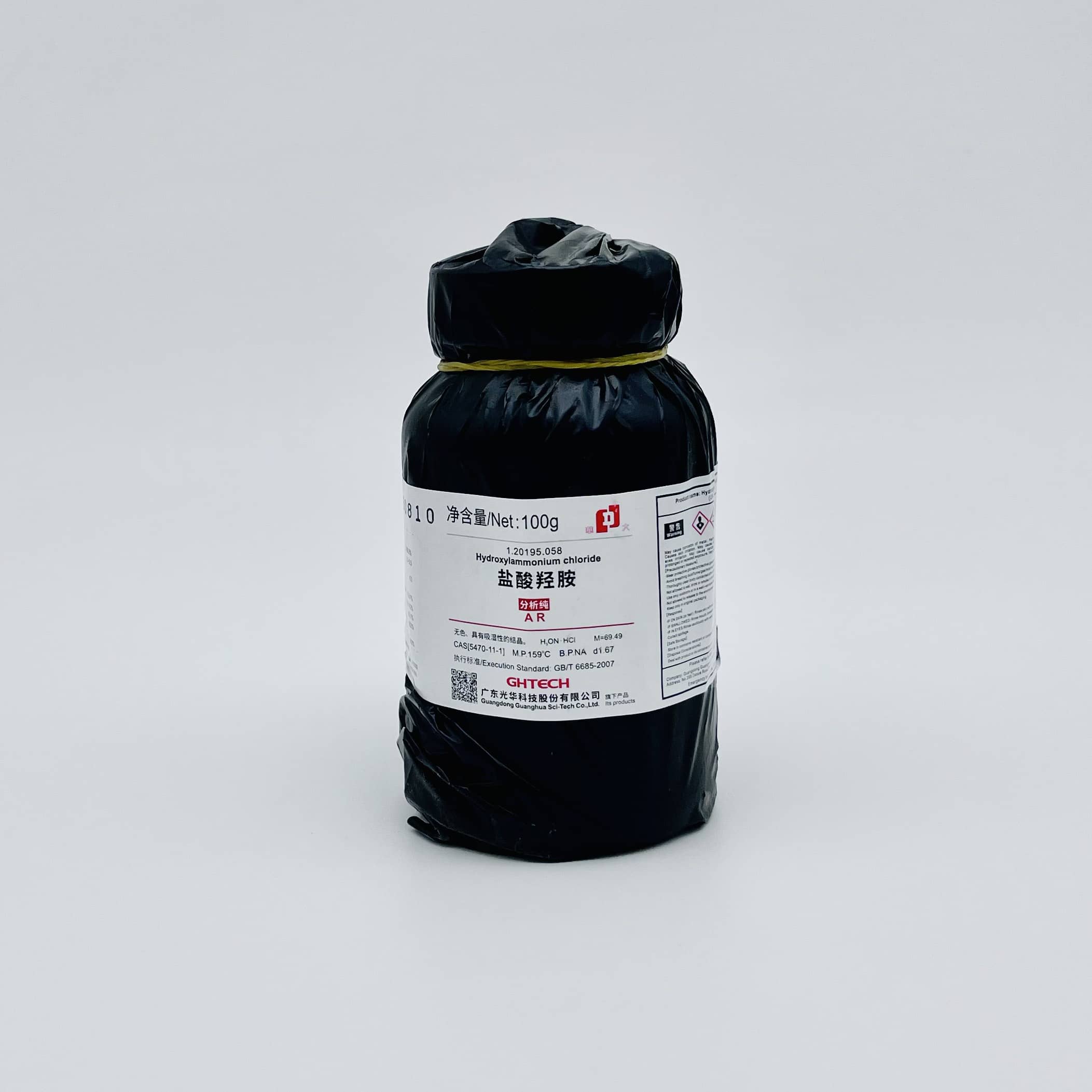 Hóa chất Hydroxylammonium Chloride (AR, Chai 100G, GHTECH, Cas 5470-11-1