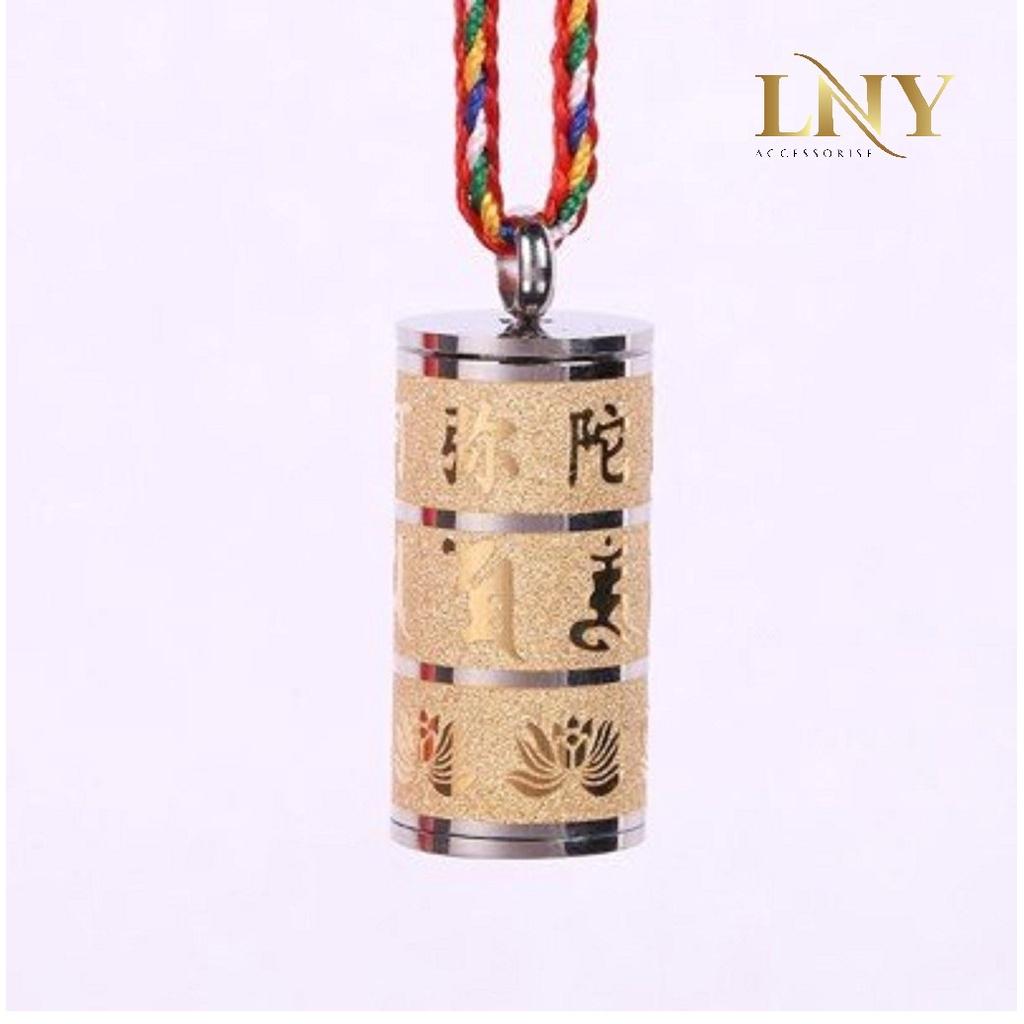 Mặt dây chuyền hình trụ đựng chú đại bi