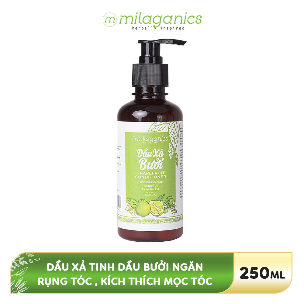 Dầu Xả Bưởi Kích Thích Mọc Tóc MILAGANICS 250ml