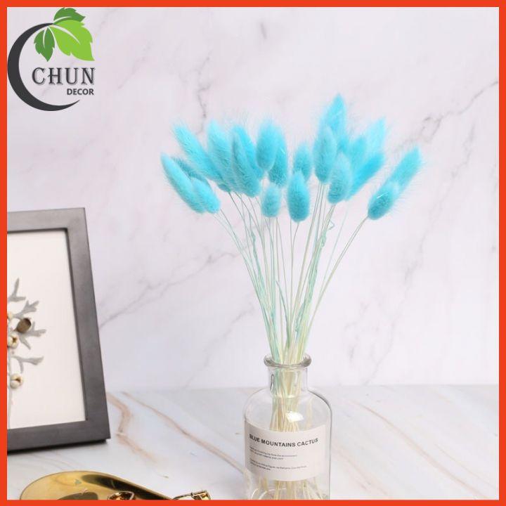Hoa Khô, Bình Hoa Cỏ Đuôi Cao 25cm Trang Trí Nhà Cửa, Cửa Hàng, Văn Phòng