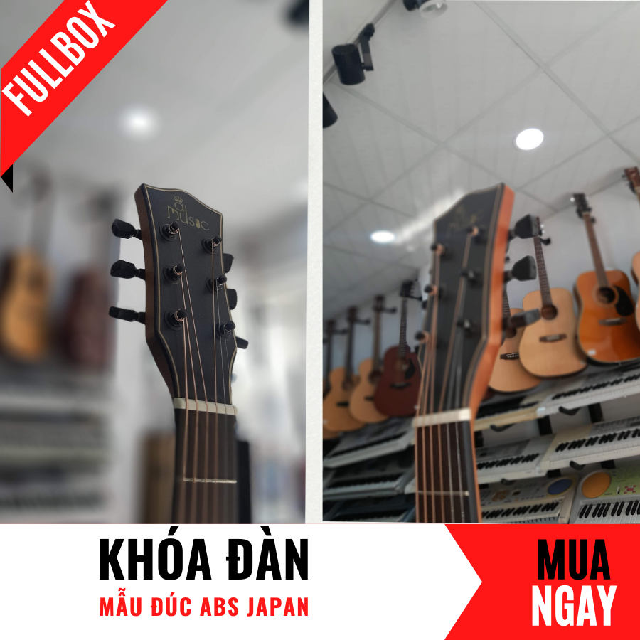 Đàn Guitar Acoustic V68N Dáng Khuyết Bằng Gỗ Thông Cao Cấp + Phụ Kiện (Size 4/4)